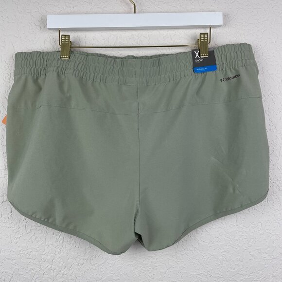 Columbia Shorts Womens XL Gray Omni Shade 3L Outdoors Activewear Mesh Lined - Picture 4 of 9